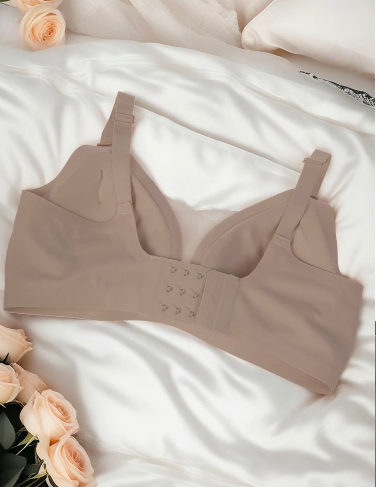 Women’s Wireless Seamless Triangle Bra – Soft, Breathable, Adjustable, Everyday Comfort Lingerie