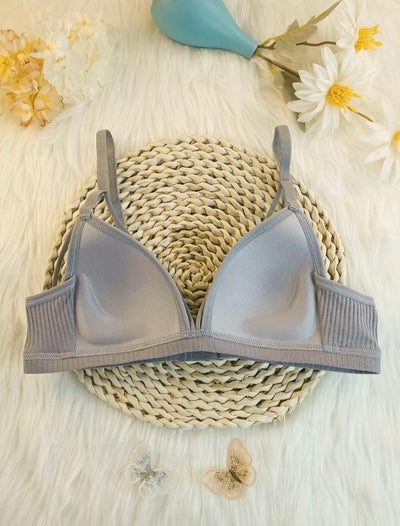 Women’s Wireless Backless Cut-Out Bra – Soft Fit, Adjustable, No Underwire, All-Day Comfort