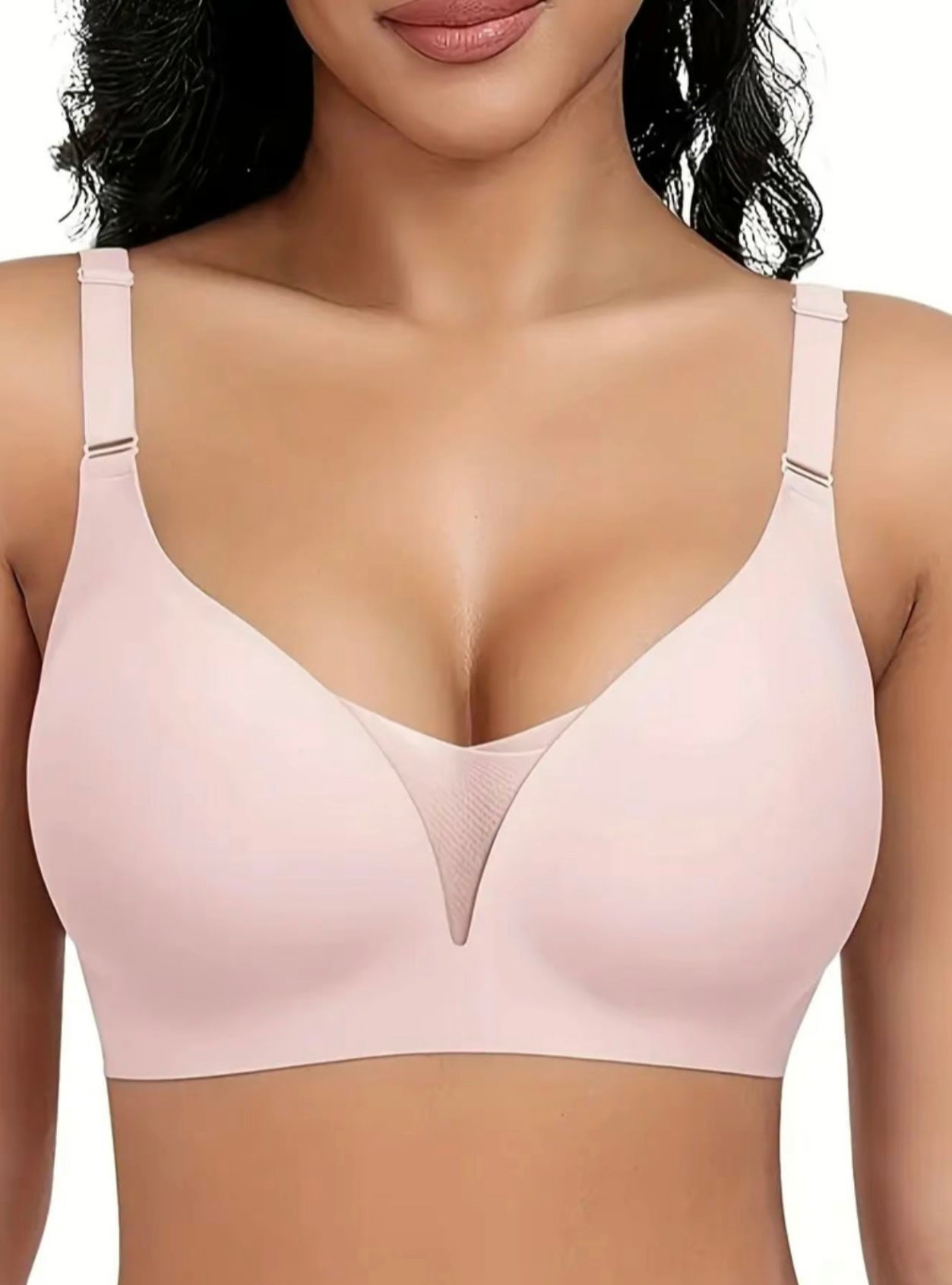 Women’s Wireless Seamless Triangle Bra – Soft, Breathable, Adjustable, Everyday Comfort Lingerie