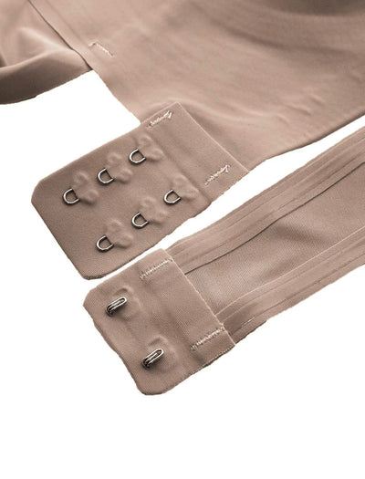 Women's Solid Color Removable Pads
Buckle Side Strapless Bra, Casual Basic Fashionable Wireless Push Up Bra for Daily Wear, Lingerie for All Seasons