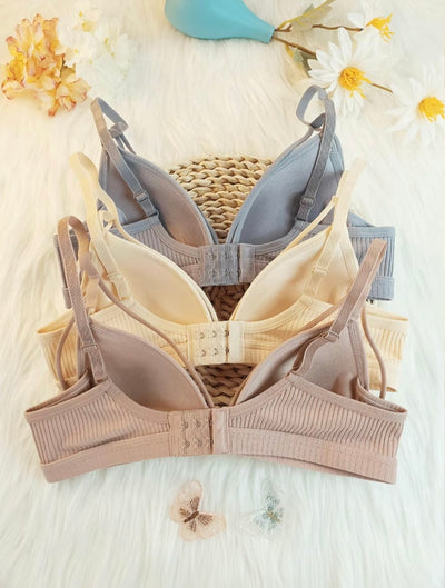 Women’s Wireless Backless Cut-Out Bra – Soft Fit, Adjustable, No Underwire, All-Day Comfort