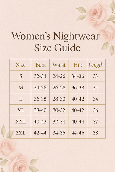 Blush Satin 4-Piece Lace Nightwear Set